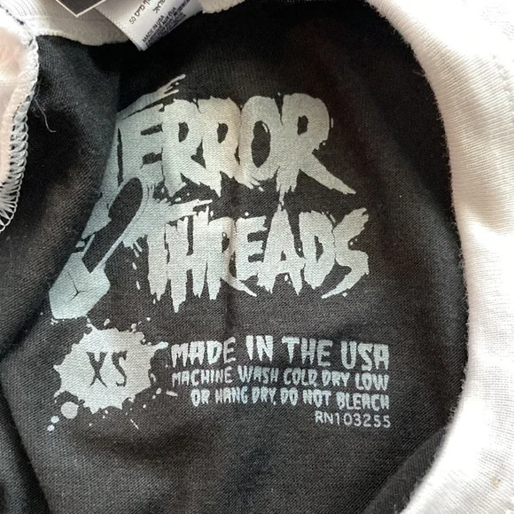 Beetlejuice Terror Threads Baseball Unisex Shirt XS - Picture 5 of 5